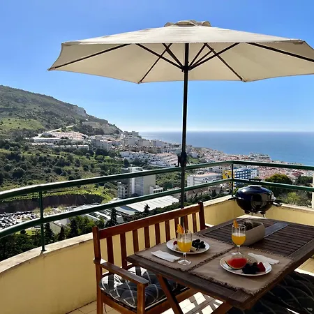Apartament Casa Do Mar - Sea View - Wifi - Barbecue Sesimbra Zewnętrze zdjęcie